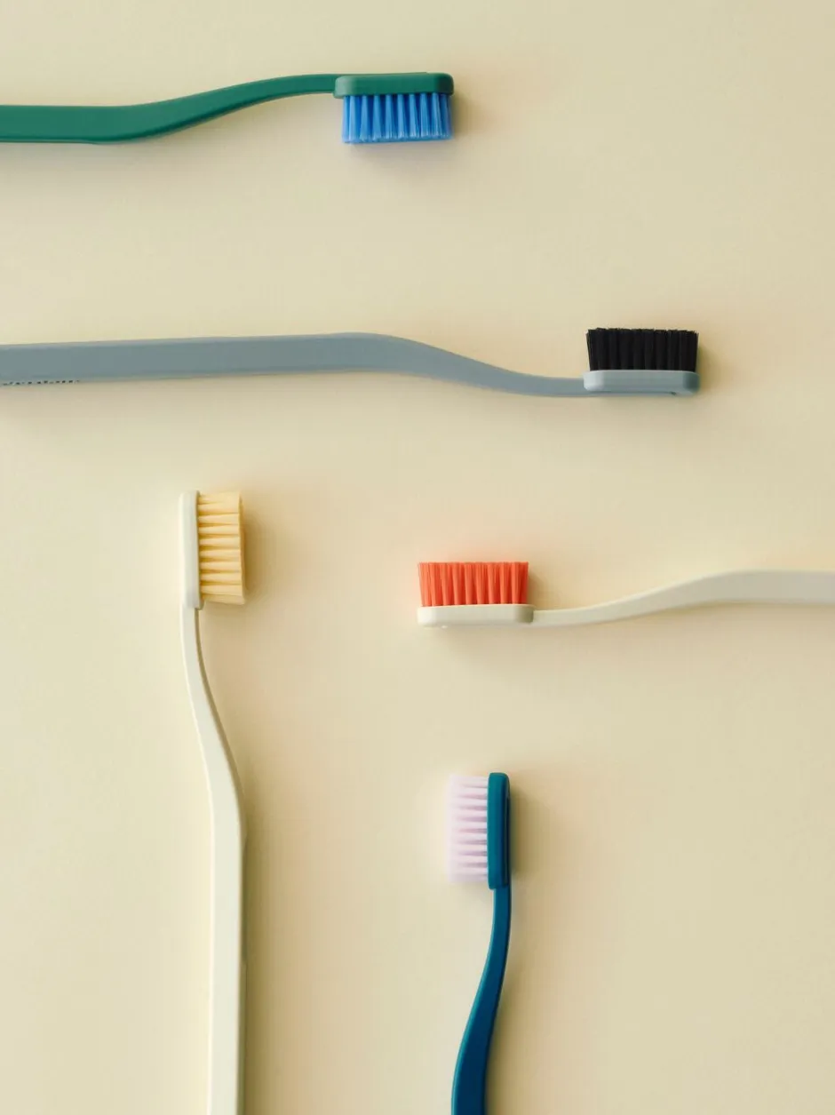 Hay Mund- Og Tandpleje>Tann Toothbrush-Pine green and blue