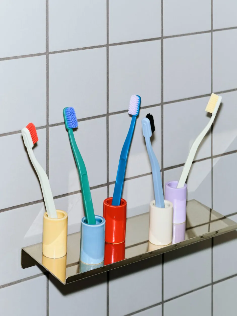Hay Mund- Og Tandpleje>Tann Toothbrush-Pine green and blue