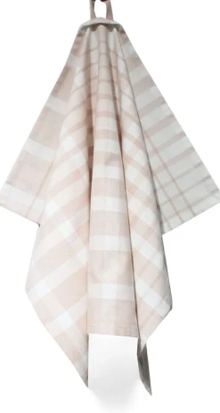 Tea Towels 50x70 cm ENZO - Check rose-Magasin du Nord Collection Hot