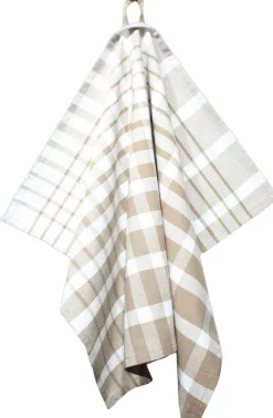 Tea Towels 50x70 cm ENZO - Check camel-Magasin du Nord Collection Outlet