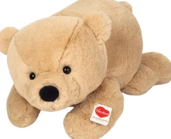 Børn Teddy Hermann Bamser>- Bjørnen Brownie liggende 55 cm