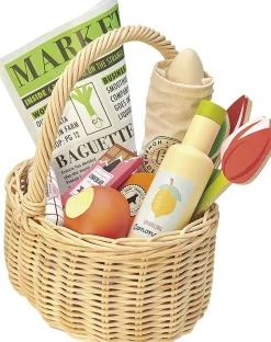 Børn Tender Leaf Legemad & Køkkener>- Flettet kurv med varer