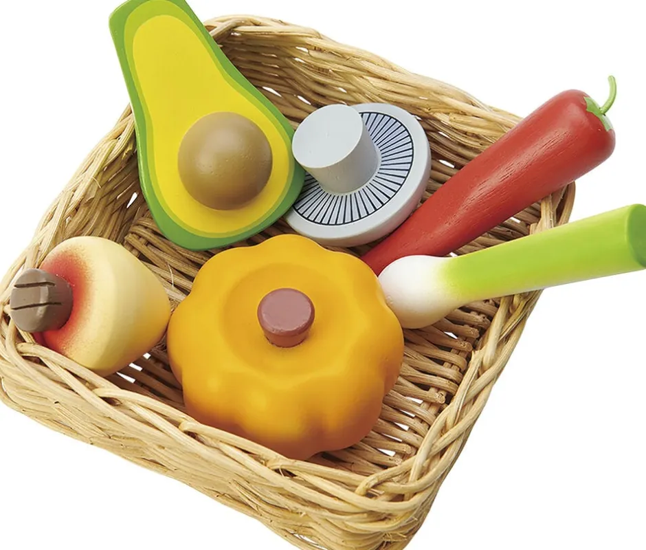 Børn Tender Leaf Legemad & Køkkener>- Kurv med grøntsager