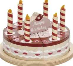 Børn Tender Leaf Legemad & Køkkener>- Lagkage med lys - Chokolade