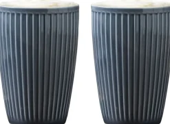 Termokrus Plissé 25 cl 8 x 12 cm 2 stk. Midnight Blue-Pillivuyt Clearance