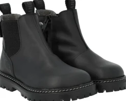 TEX-støvle i olieret læder-ANGULUS