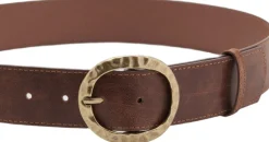 Textured belt with round buckle-MANGO Sale