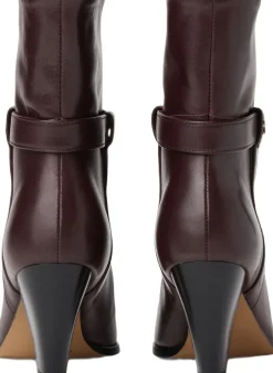 TH T-STRAP LEATHER POINTY BOOTIE Dame Sæsonens Sko