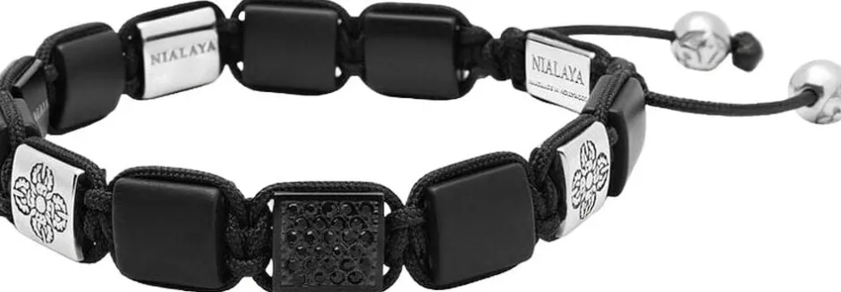 The CZ Flatbead Collection - Onyx and Silver-Nialaya New