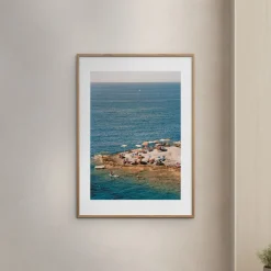 The Poster Club x Anna Pihan - Ponza Tangerine-Poster & Frame