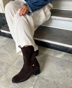 New THE REAL WALKING SUEDE Dame Støvler