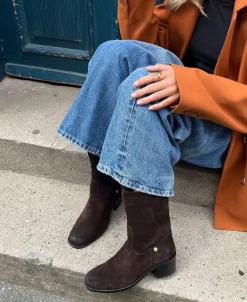 New THE REAL WALKING SUEDE Dame Støvler