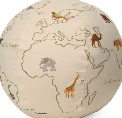 Online The World Pouf - Off-white Børn Børneværelse