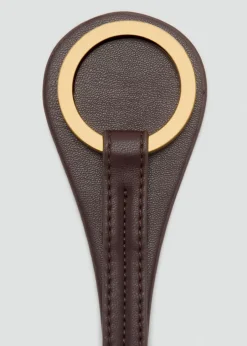 Discount Thin belt with maxi-buckle Dame Bælter