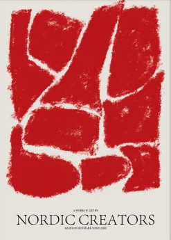 Poster & Frame Plakater & Rammer>Things Fall Apart - Red