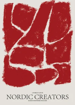 Poster & Frame Plakater & Rammer>Things Fall Apart - Red