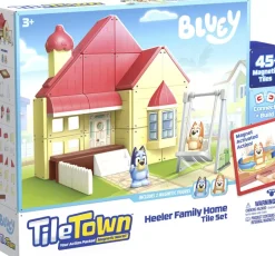 Hot Tile town Bluey House Børn Konstruktionslegetøj
