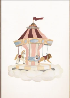 Børn Poster & Frame Børneværelse>Tiny Goods - Merry Go Round