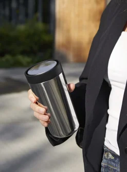 To Go Click termokop 0,4 l, steel-Stelton Sale