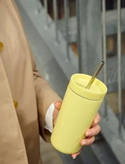 Stelton Kaffe & Te>To Go Sip termokop med sugerør 0.4 l. Laevis