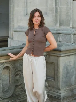 Online Todda Knit Tee Dame T-Shirts & Toppe|Strik