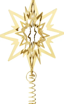 Best TOP STAR GOLD PLATED BRASS MEDIUM Juletræspynt