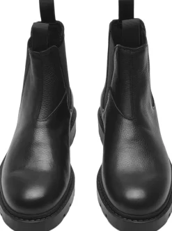 Trais Grain Leather Chelsea Boot-Les Deux Online