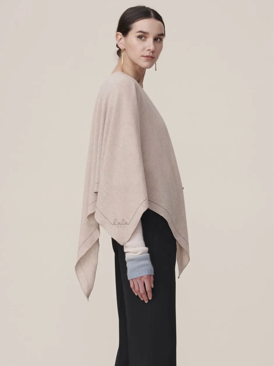 Dame Lala Berlin Cashmere|Halstørklæder & Tørklæder>Triangle Solid Logo M - 100% cashmere