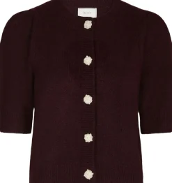 Trudy Deco Knit Cardigan-Neo Noir