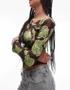 TSAUDREY ASYMMETRIC TOP JSR - COTTON BLEND-Topshop Best