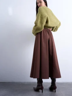 Dame Topshop Nederdele>TSDORY MIDI SKIRT WVN