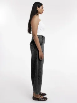 Dame Topshop Jeans>TSEMMA HR BARREL DNM JEANS BLW