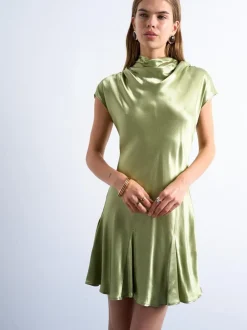 Dame Topshop Kjoler>TSMILLA SS O-NECK MINI DRESS WVN