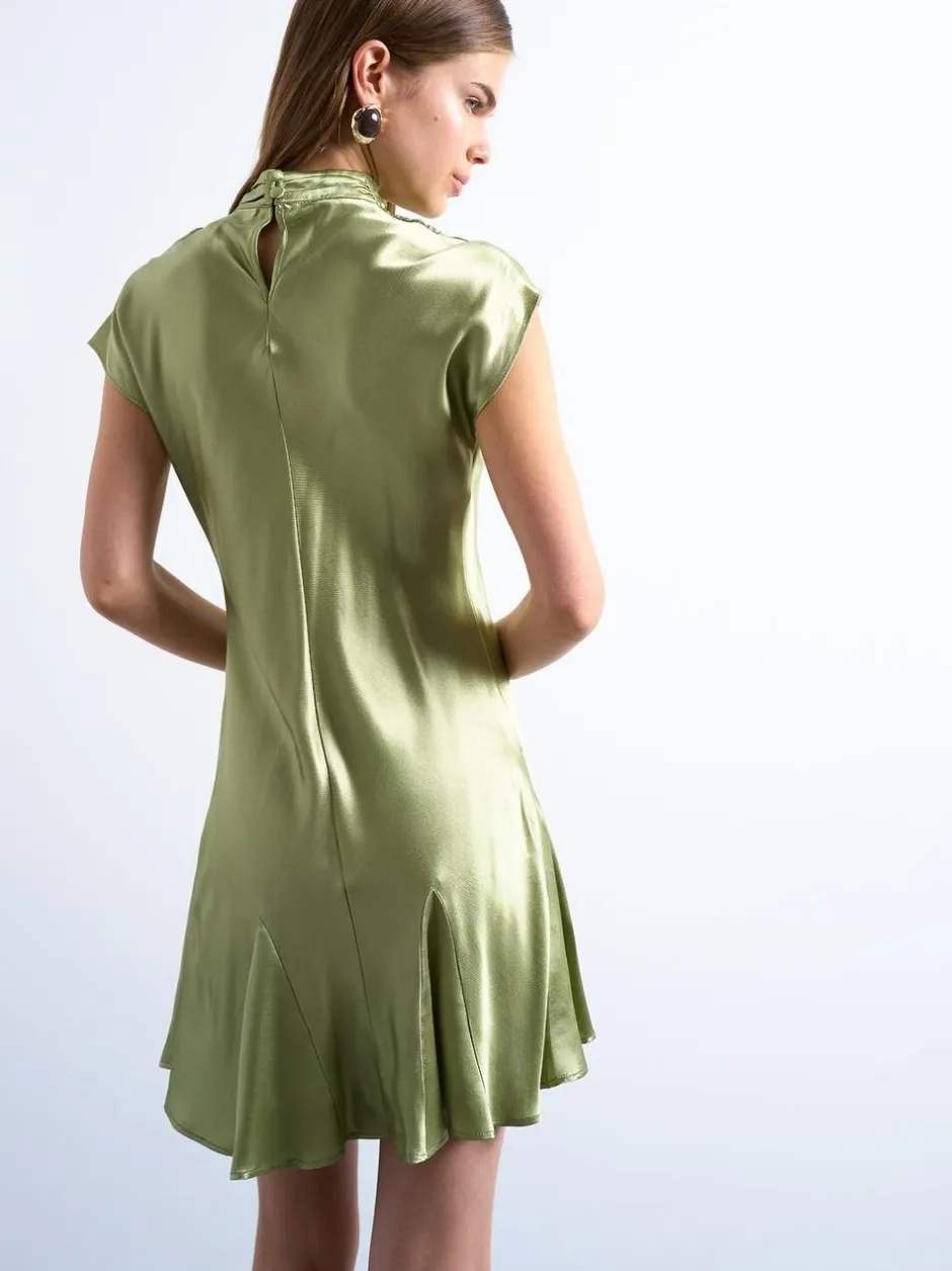 Dame Topshop Kjoler>TSMILLA SS O-NECK MINI DRESS WVN