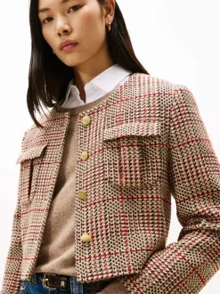Online TWEED LADY JACKET Dame Blazere & Veste