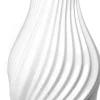 Kähler Vaser & Urtepotteskjulere>Twist Vase H18 cm hvid porcelæn