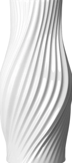 Kähler Vaser & Urtepotteskjulere>Twist Vase H31 cm hvid porcelæn