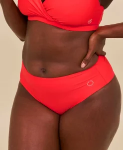 Dame Cartel Copenhagen Badetøj>Ubud højtaljet bikini underdel - Heat