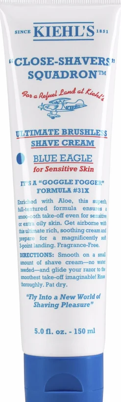 Kiehl's Barbering|Barbering>Ultimate Brushless Shave Cream Blue Eagle