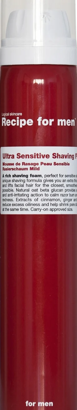 Recipe For Men Barbering|Barbering>Ultra Sensitive Shaving Foam 100 ml.
