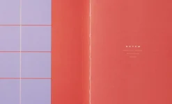 Notem Kontorartikler>UMA Flat Lay Notebook - Medium, Lavender check