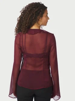 Valappa Chiffon Blouse-Neo Noir