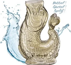 CILIO Karafler & Kander>Vandkaraffel fisk, beige, glas, NEMO