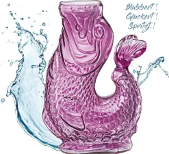 CILIO Karafler & Kander>Vandkaraffel fisk, lilla, glas, NEMO