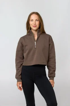 Vega Half Zip Sweatshirt-Girlfriend Collective Best