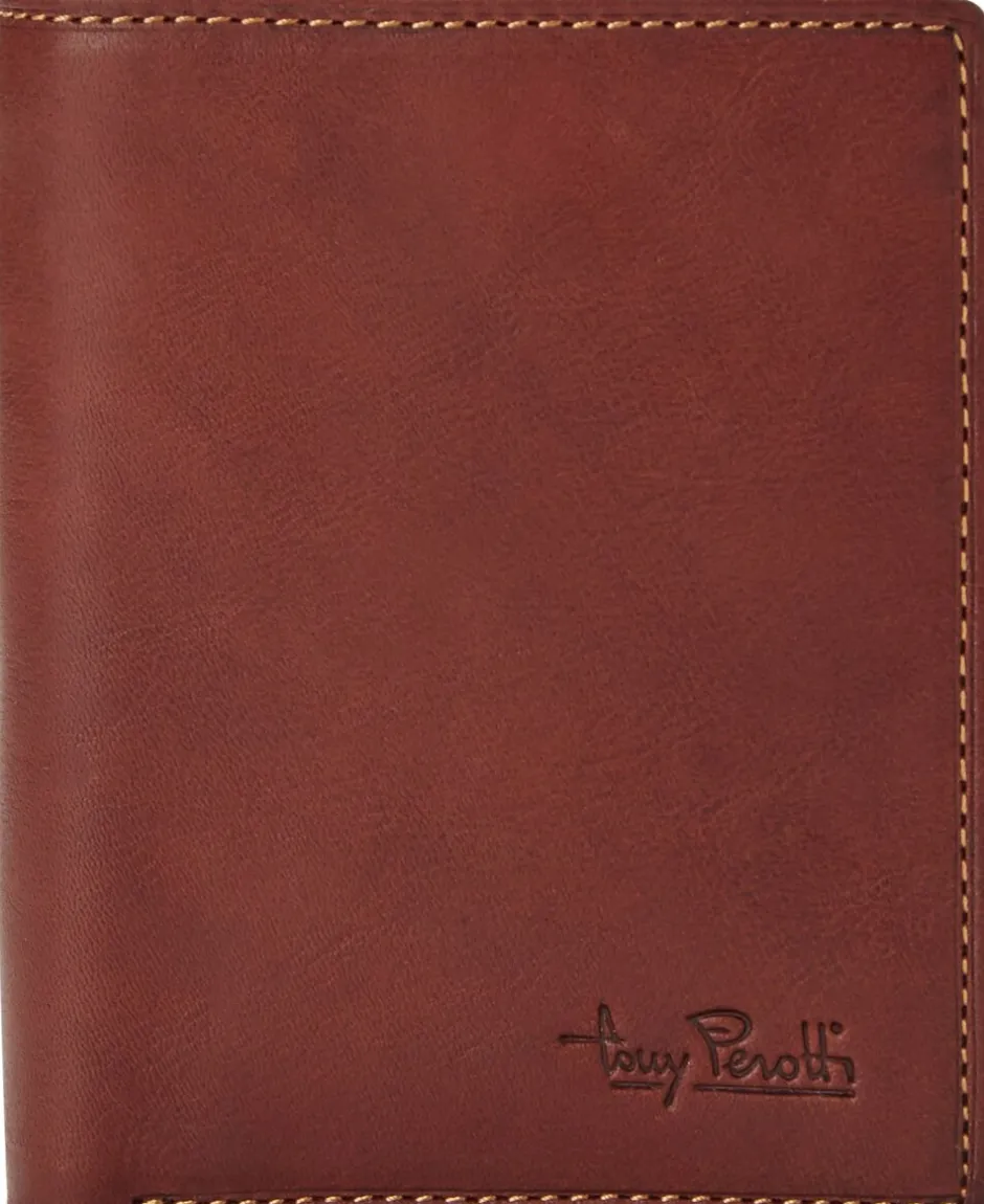 Tony Perotti Punge>Vertical wallet W/Gusset