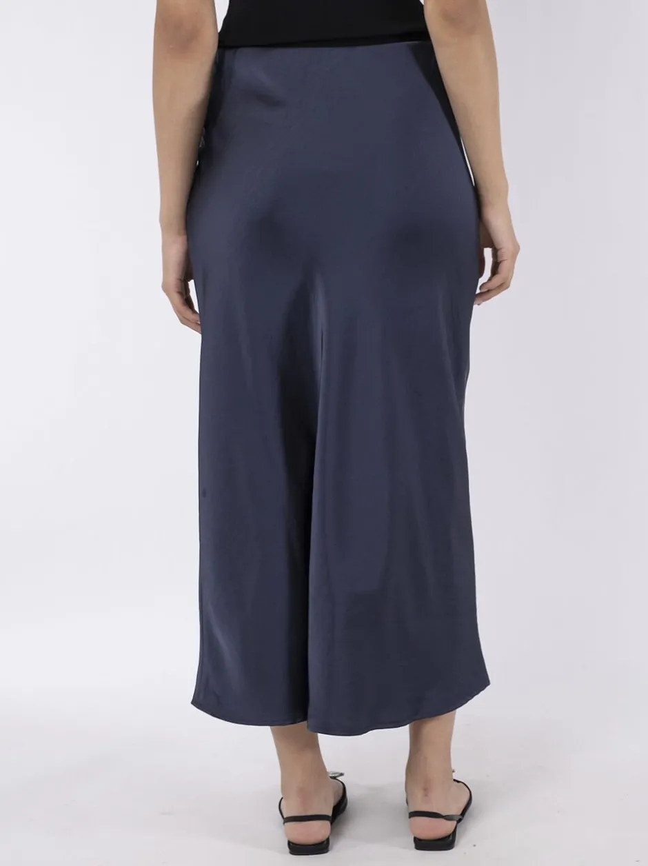 Vicky Heavy Sateen Skirt-Neo Noir New