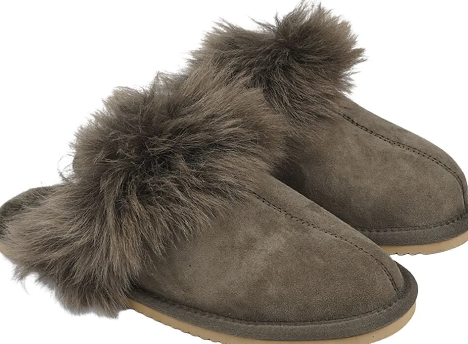 Clearance VIGRA - SHEARLING SLIPPERS Dame Hjemmesko