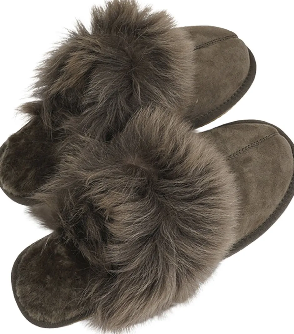 Clearance VIGRA - SHEARLING SLIPPERS Dame Hjemmesko