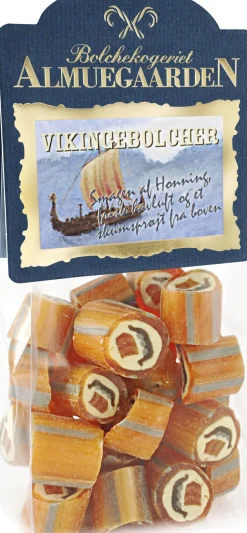 Almuegaarden Bolcher>Vikinge bolcher med smag af honning & mentol